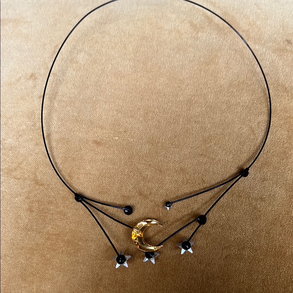 Whimsical Gold And Silver Celestial Necklace - image 4
